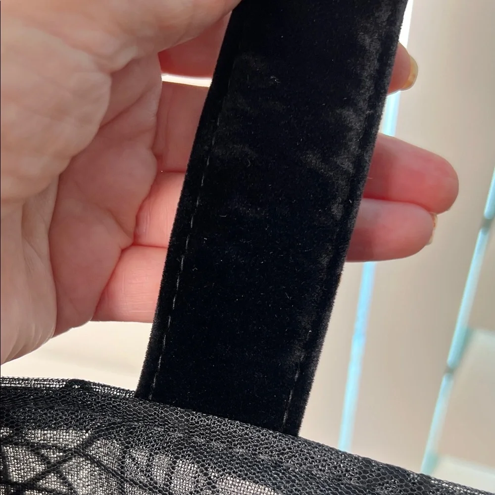 Dior Limited Edition Beauty Black Mesh Tote Bag NWOT - Picture 9 of 17